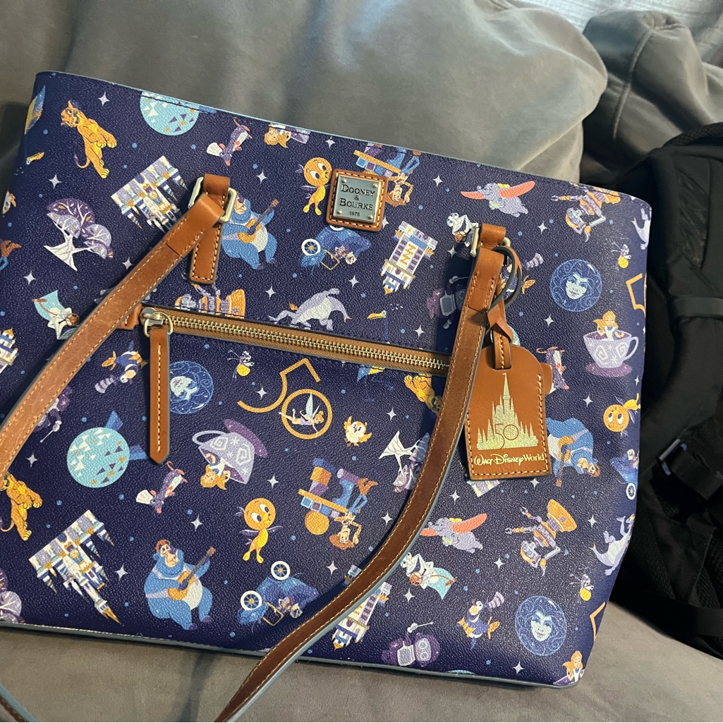 Dooney & Bourke Disney 50th Anniversary Themed Tote Bag